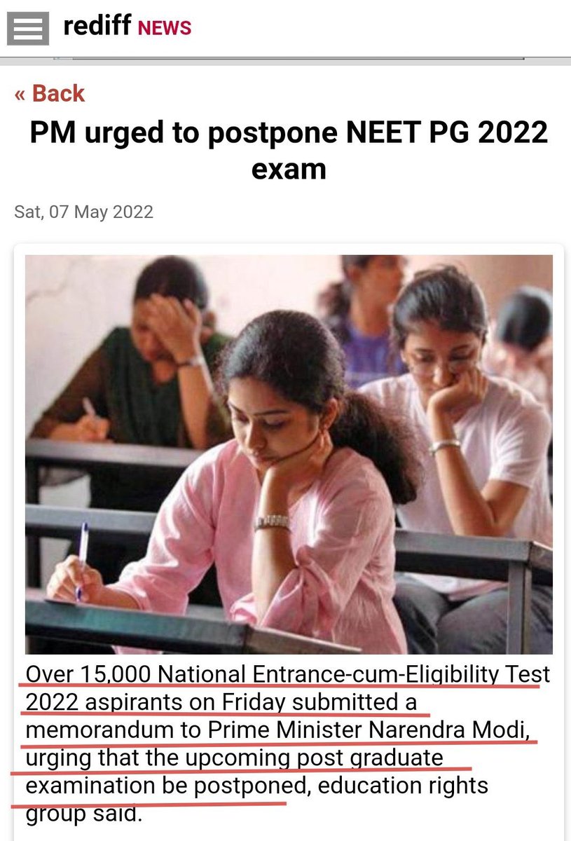 jayanth_mjk's tweet photo. After today's joke by a leading national newspaper and coaching institutes ,it is requested to @PMOIndia @narendramodi @OfficeOf_MM @mansukhmandviya sir to end the chaos and listen to the majority and #pleasedelayneetpg2022
#POSTPONENEETPG_MODIJl 🙏🏻@mkstalin @Udhaystalin https://t.co/xXQLRxIS5x