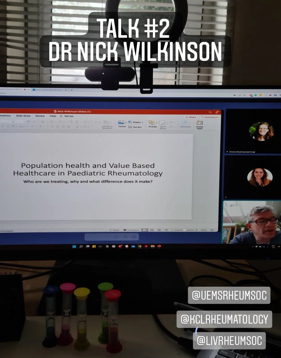 LeedsRMMS's tweet photo. Dr Nick Wilkinson talks to us about population health and value-based healthcare in paediatric rheumatology

#StudentRheumCon22 https://t.co/RvuRgDV8yy