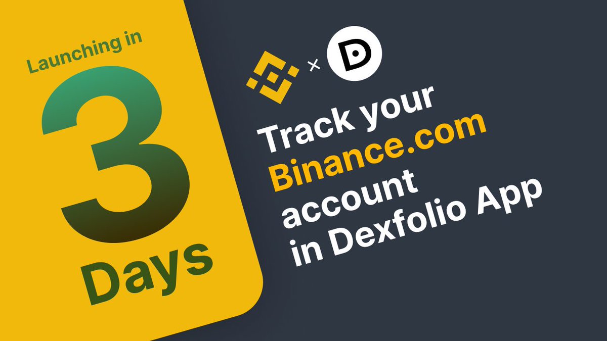 dexfolioapp's tweet photo. ⌛️Countdown!

https://t.co/4DaZFShLOO accounts tracking will be live in #Dexfolio in 3 days!⚡️

Let's have it! 🎉

#Crypto #Etherum #BNB #BNBChain #IoTeX #Polygon #CEX @binance https://t.co/jGUfmA1mo2
