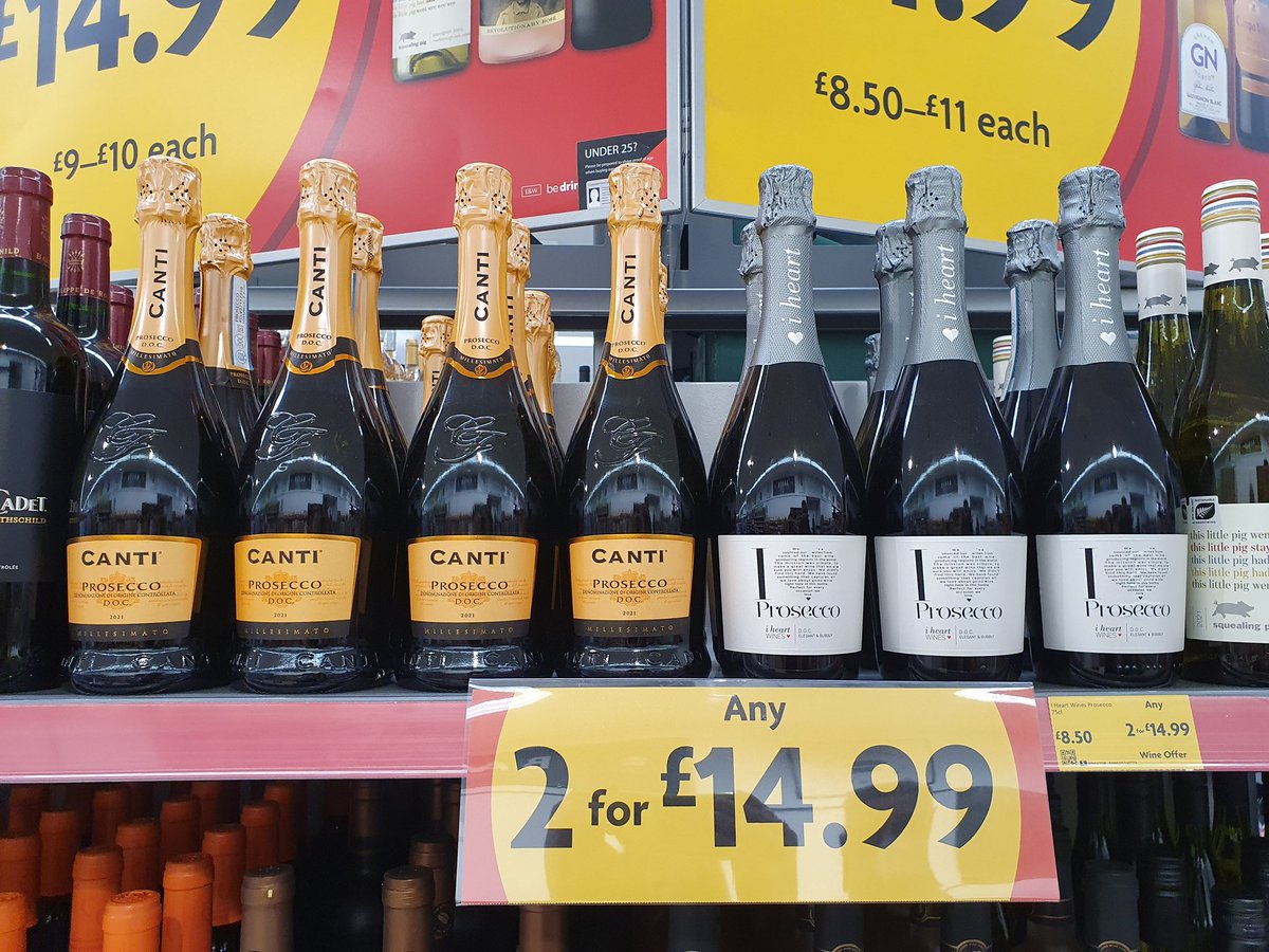 Deal Alert ⚠️ <a href="/Morrisons/">Morrisons</a> 🥂 <a href="/Canti_Wine/">Canti Wine</a> and @iheartwines 2 for £14.99 ❤️ #dealoftheday #Prosecco #proseccowatch #sparklingsaturday