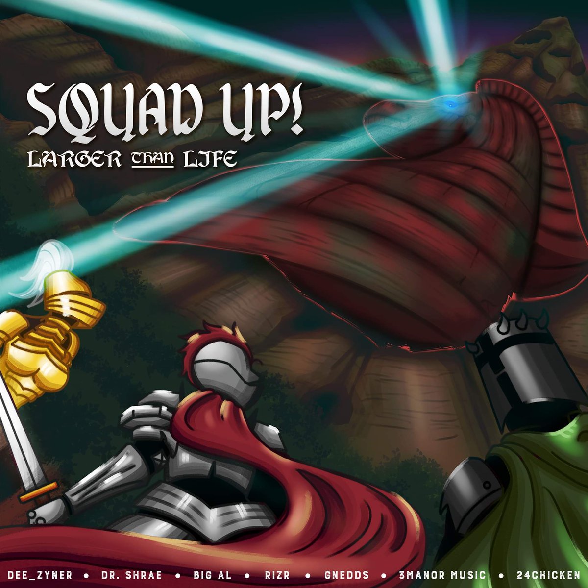 DoctorShrae's tweet photo. Did an illustration for an album art! My wife handled color correction and text!

Much love to @gnedds @RIZRmusic @3ManorMusic @BigAlTunes @ZynerDee @24ChickenNFT for being the sickest squad out there, bar none!

@illmindPRODUCER thank you for the opportunity!
#SquadUp https://t.co/Lit3XXhD3R