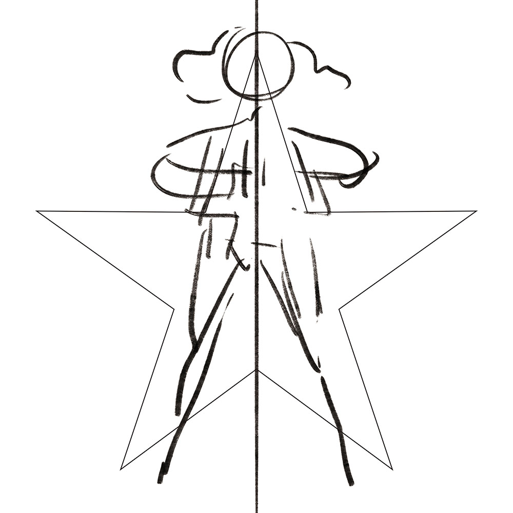 線画⭐️ 