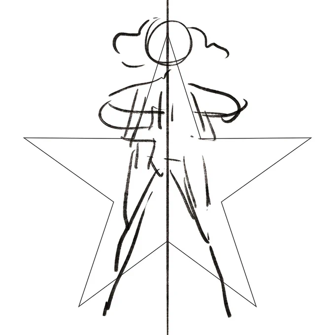 線画⭐️ 