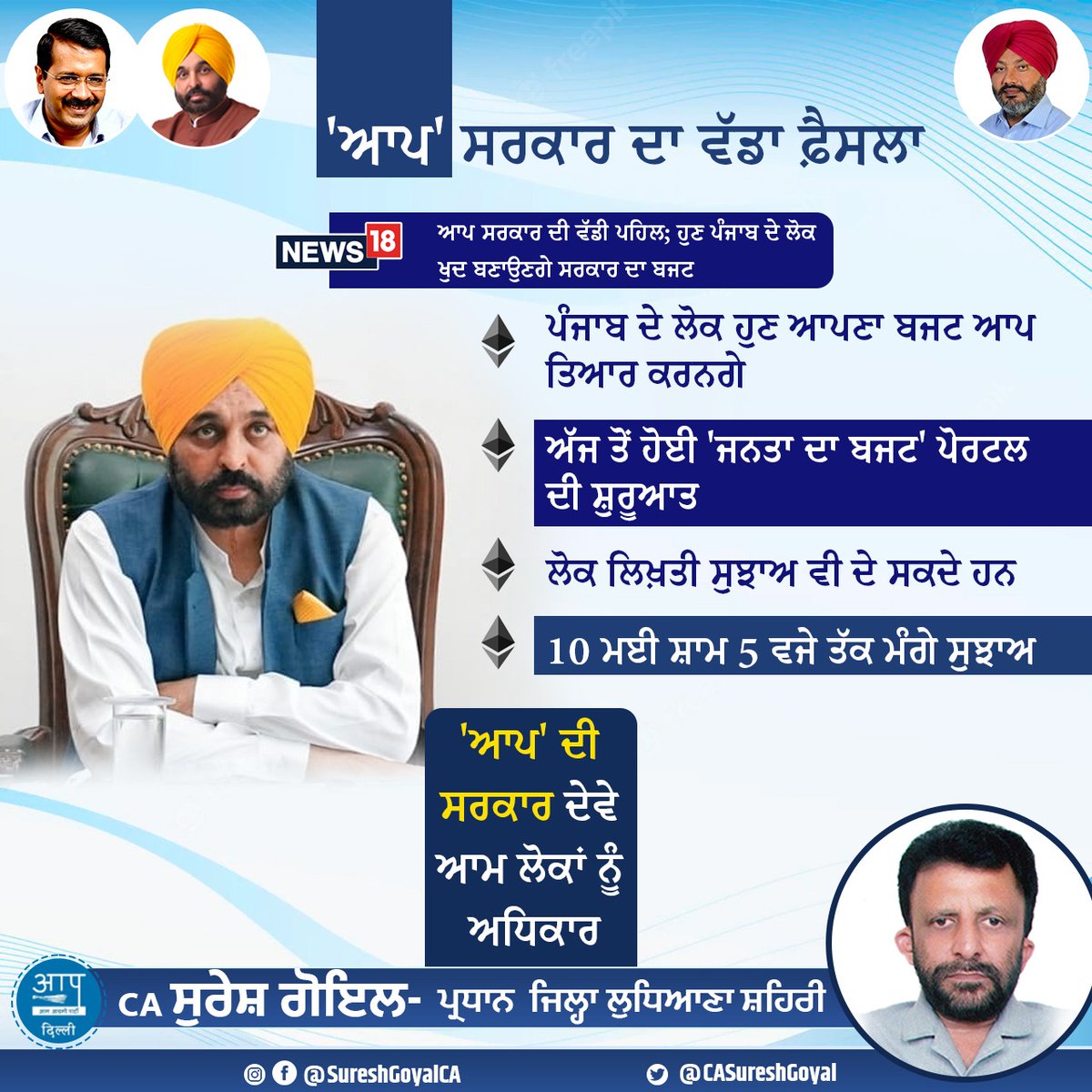 CASureshGoyal's tweet photo. https://t.co/7k4OUmHeng