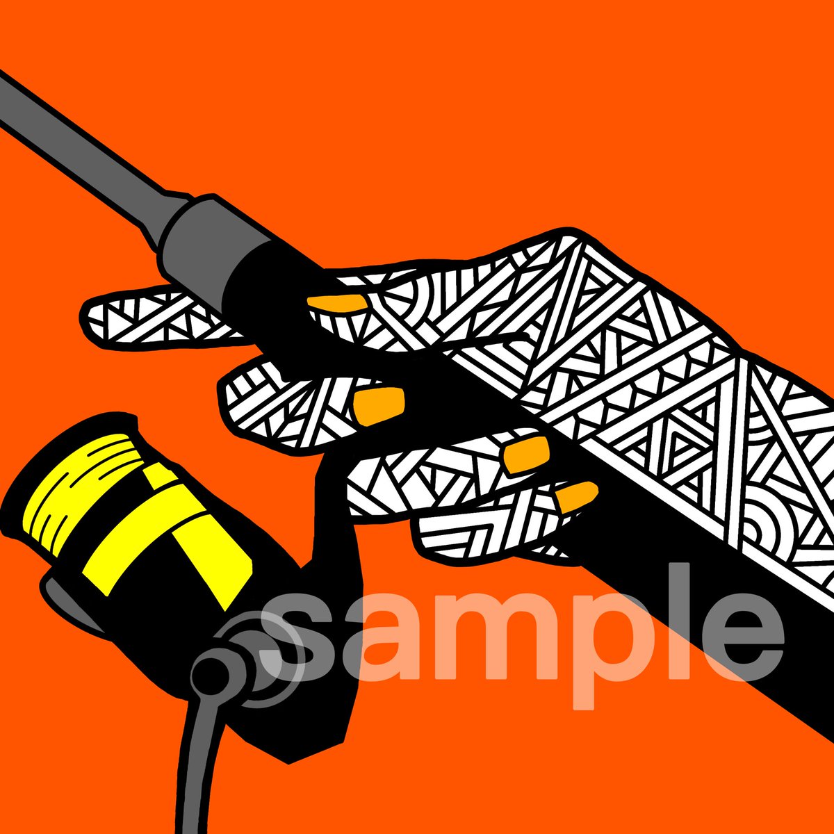 kyu_lineart's tweet image. 釣りＴシャツデザイン検討中です、、
黒地にビビットなオレンジ好きです

#Ｔシャツデザイン #NFTart #NFTJapan #釣り
