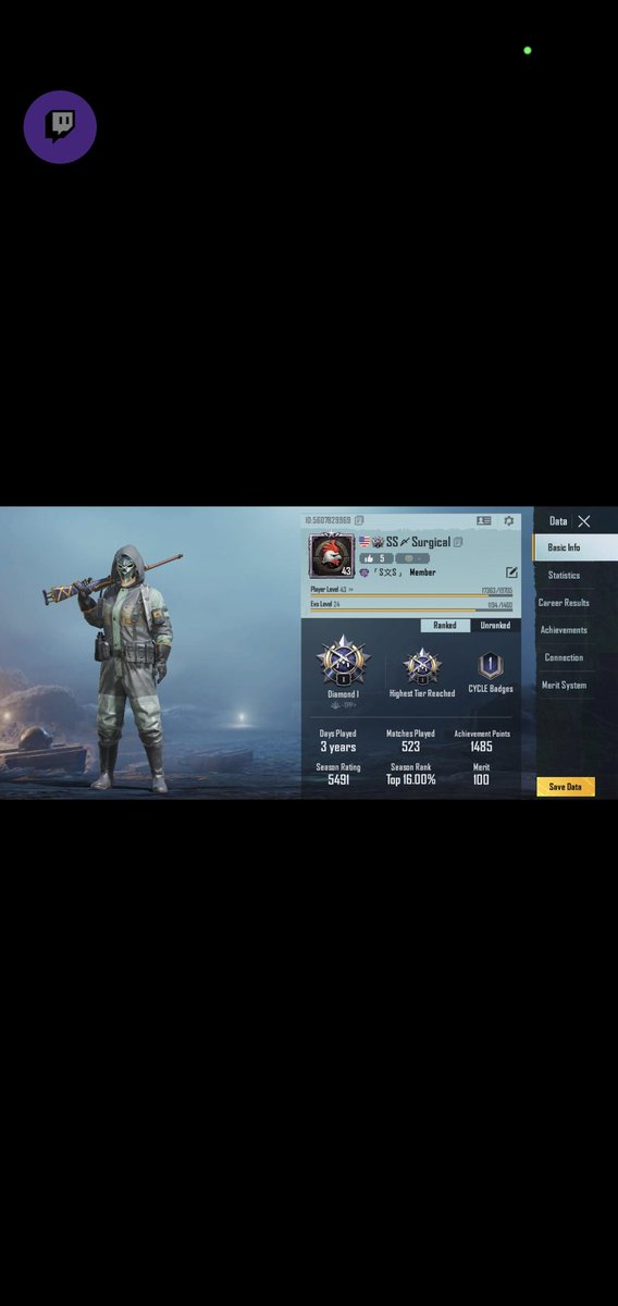 SurgicalSnipes_'s tweet photo. Happy with how far I got this season. I Would like to keep climbing rank but its the camping game and in HIGH Elo its not fun to play like that 🤣😇🥶☠️

#pubgmobile #pubgm #pubg https://t.co/DiRuQfwNVb