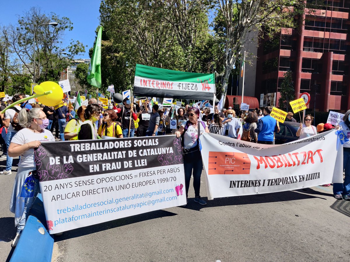PIC PLATAFORMA D'INTERINS/ES CATALUNYA tweet media