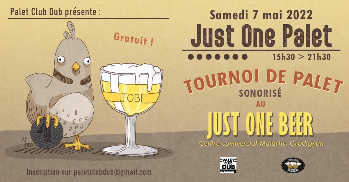 PaletClubDub's tweet photo. Ce samedi 7 mai tournoi de palet vendéen au Just One Beer à Gradignan. https://t.co/7sjlF2dLkC