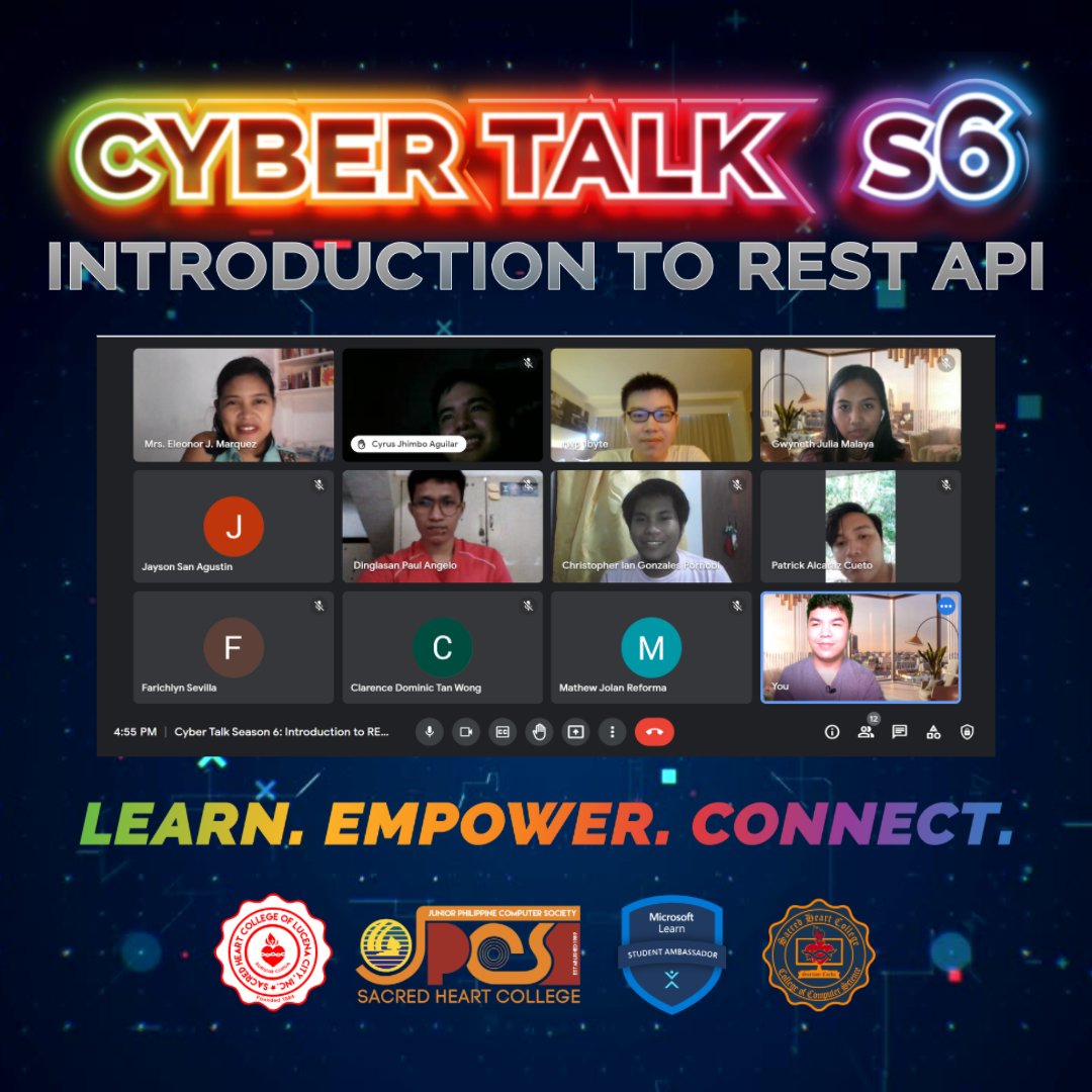 SHCJPCS's tweet photo. This is Cyber Talk Season 6 - 𝙇𝙚𝙖𝙧𝙣. 𝙀𝙢𝙥𝙤𝙬𝙚𝙧. 𝘾𝙤𝙣𝙣𝙚𝙘𝙩!

#CyberTalkS6 #BeACyberCordian #SursumCorda #WhereLoveisService https://t.co/o5w6AP4OgY