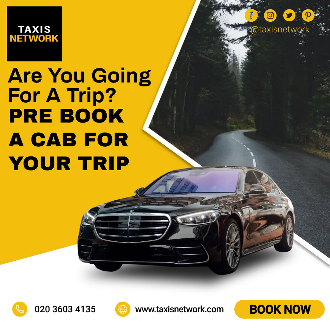 Are you going for a trip?
Pre book a cab for your trip with Taxis Network.

Book now: taxisnetwork.com
Contact us: 020 3603 4135

Install app: bit.ly/36bgphr / apple.co/3qr2eeW

#minicab #minicabservice #taxi #cab #cabservice #taxiservice #London #lowfares