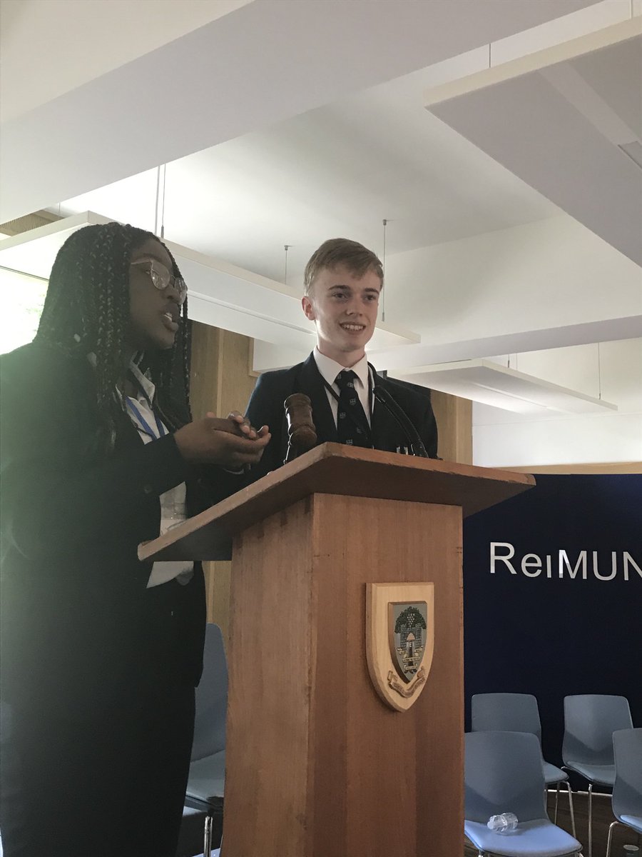 RGSModelUN's tweet image. Junior ReiMUN 6 is well under way- pupils have had workshops on writing resolutions and are now competing to see who can build the biggest tower!