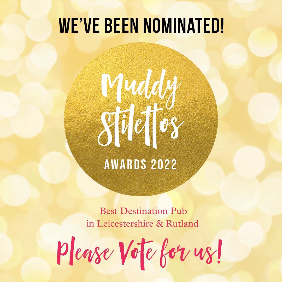 tapandrunCW's tweet photo. We’re so excited to have been nominated for ‘Best Destination Pub’ in the Muddy Stilettos Awards 2022.
.
Please vote for us by going to https://t.co/VSThA4eaWV 🙏🏻 Voting closes on the 20th May.
.
.
.
#tapandrun #bestdestinationpub #gastropub #leicestershire #muddystilettos https://t.co/MwCkedoK6h