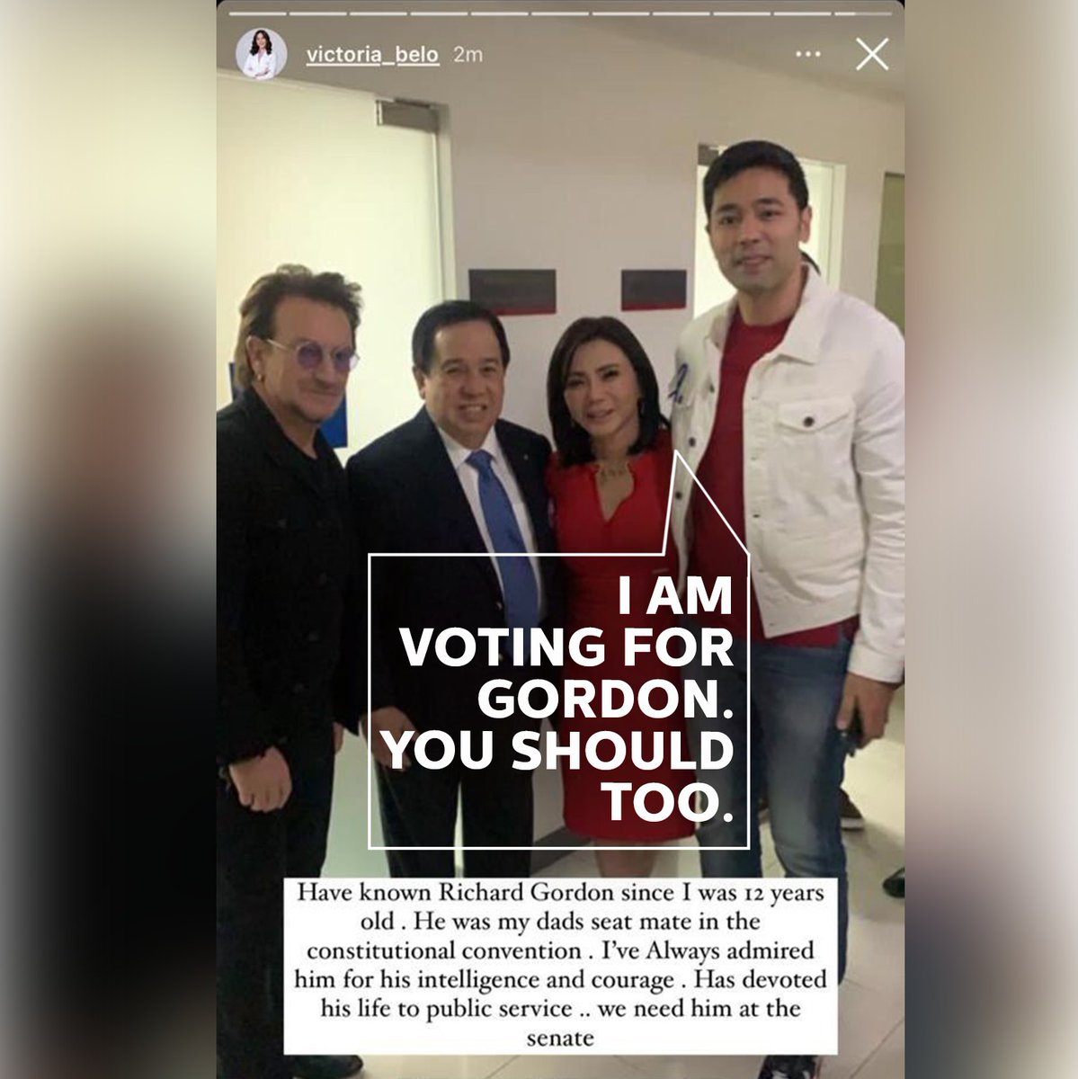 DickGordonDG's tweet photo. Salamat Dr. @VickiBelo sa iyong suporta!
Magkasama kami ng ama mo sa hangaring mabigyan ng magandang buhay ang bayan. Makakaasa po kayo na ipagpapatuloy natin ang pagserbisyo sa Senado!
#31WowDickGordon2022
#TatayoParaSaBAYAN
#IpanaloNa10ParaSaLahat
#IpasokSiDick
#Halalan2022 https://t.co/NZ0Vkmo4PZ