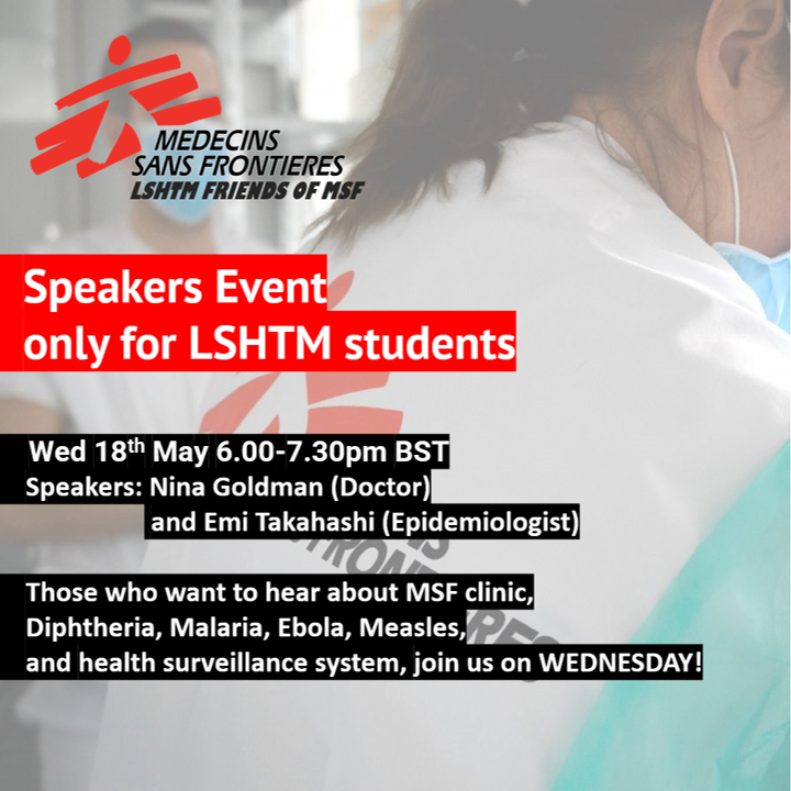 LSHTM Friends of MSF tweet media