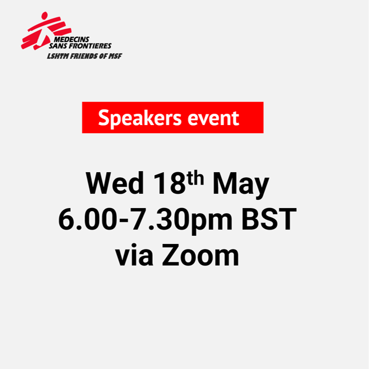 LSHTM Friends of MSF tweet media