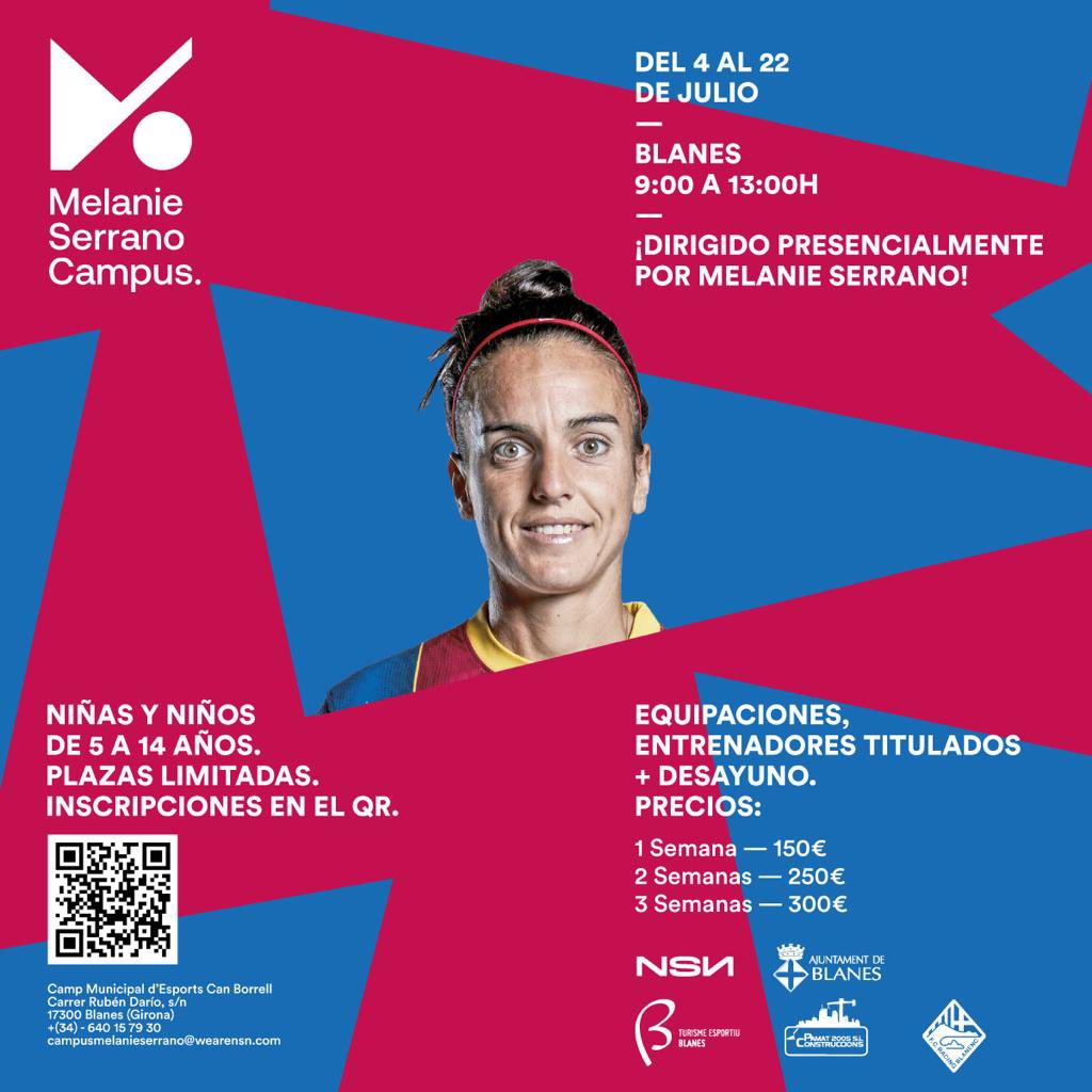 mel_serrano89's tweet photo. Estoy muy contenta de poder anunciar que este verano realizaré mi primer campus.
Gracias a todos/as por hacerlo posible ❤️💙 https://t.co/UfajAbgK7C