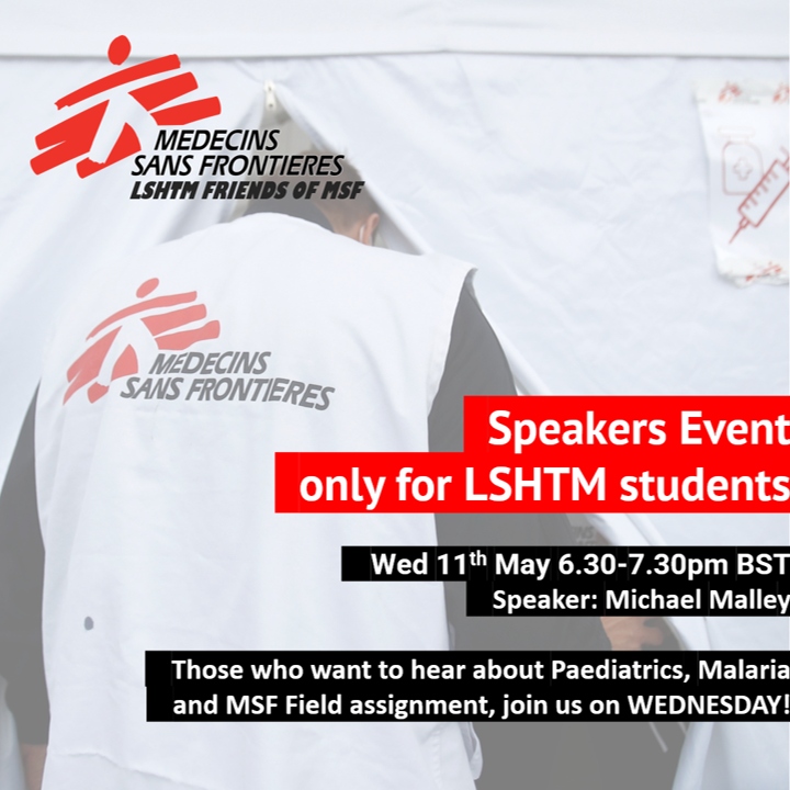 LSHTM Friends of MSF tweet media