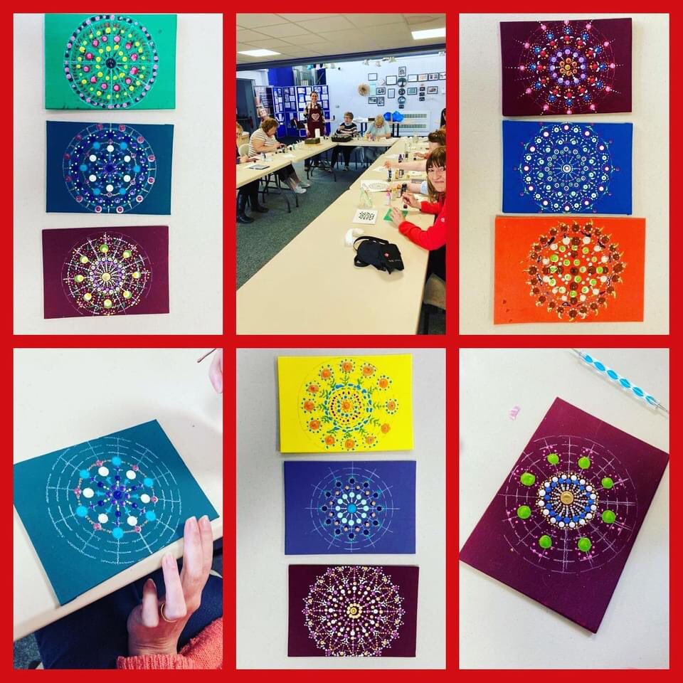 blythe_centre's tweet photo. Crafts4All @blythe_centre our Thursday #ArtsAwardGrant group, had such a great time painting some amazing Mandalas using their imaginations helped by Nelly😊❤️ join us, scan the QR code #BlytheBridgeLibrary
@StaffsLibraries
@SupportStaffs
#mandalovebynelly
@TryBookingUK https://t.co/dVe2bkmo5o