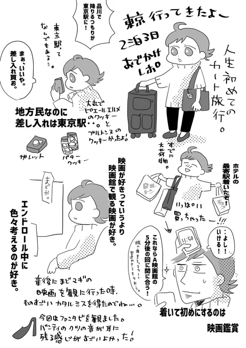 5/4スパコミのイベントレポ漫画
2泊3日で行ってたので、
前半は旅の実録漫画です☺️
(1/2) 