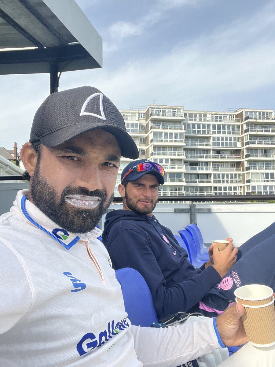Divided by teams, united by tea. 😅