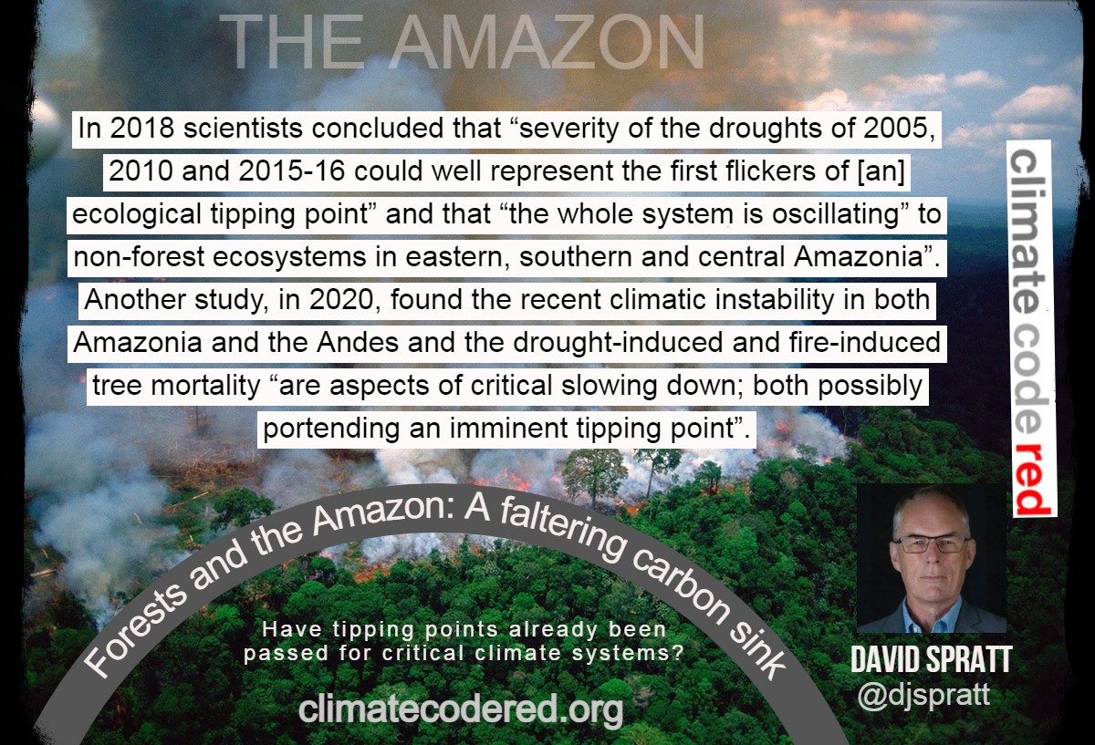 CodeRedEarth's tweet photo. From @djspratt on the #Amazon :
The Amazon carbon sink declined by a third between 2005 to 2015, when compared to the 1990s, mostly a result of increased tree mortality.
➡️https://t.co/JwIh7LzCco
Excellent art.
#ClimateCodeRed #ClimateEmergency https://t.co/alXIaeT2wJ