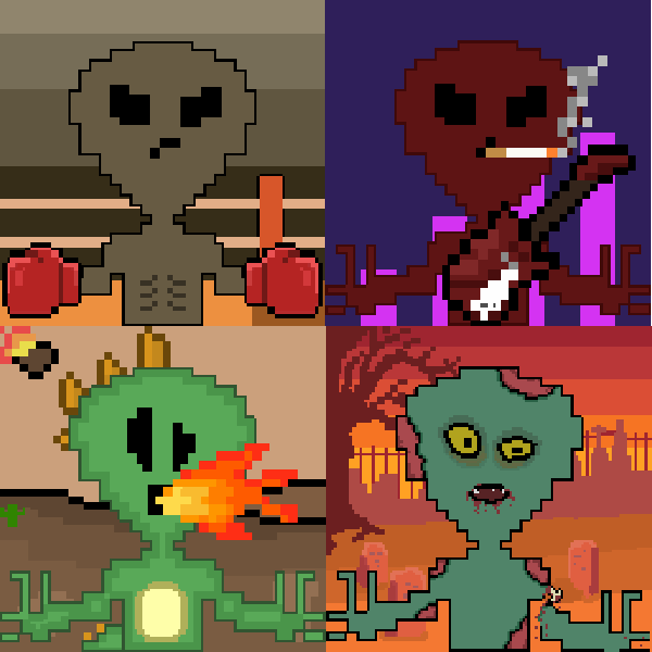 PixelAlienBoys's tweet photo. ❗️6 Pixel Alien Boys left to reach 400 minted🤩❗️

then there are only 101 left until we are fully minted out

wont´t stop 👽

Grab your @PixelAlienBoys now for only 3 $FTM
https://t.co/qnEye3EQeW

if you love animations you also can check out
AAB 10 $FTM

https://t.co/Kj8CzbqTC5 https://t.co/6rRpfNU4TH