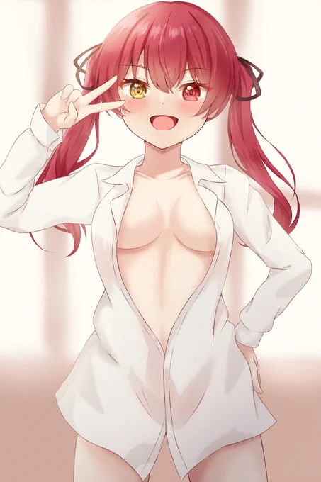 朝起こしに来たツインテのやばい幼馴染 
#マリンのお宝 