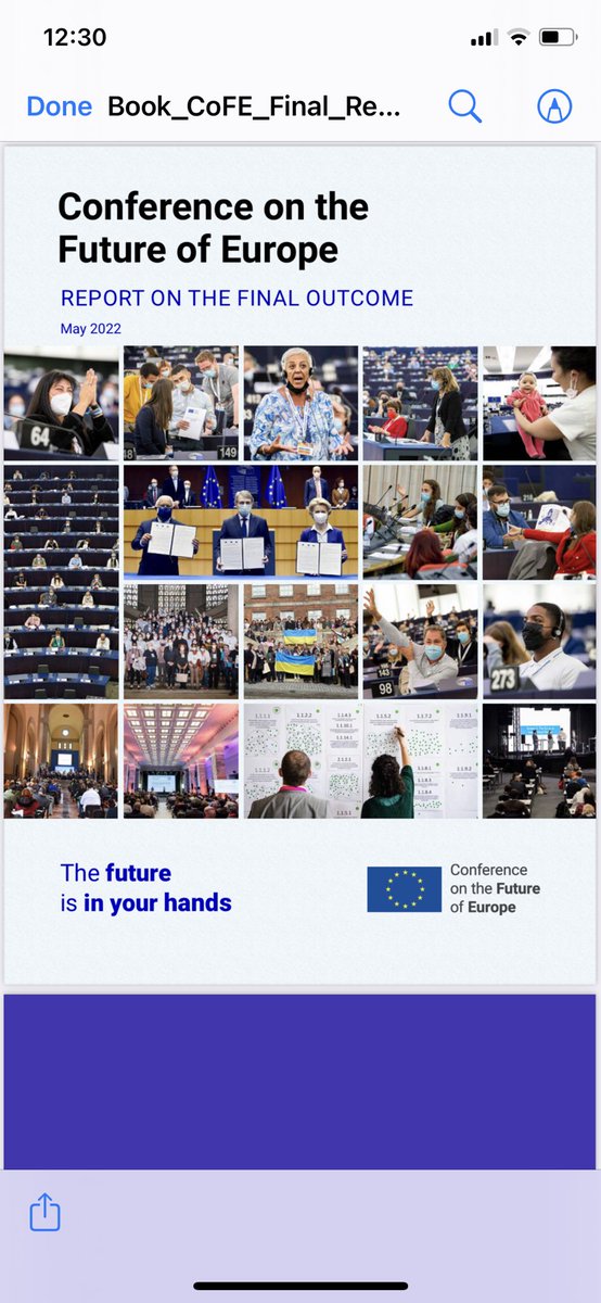 Countdown to 9/5 when <a href="/dubravkasuica/">Dubravka Šuica</a> <a href="/guyverhofstadt/">Guy Verhofstadt</a> <a href="/CBeaune/">Clément Beaune</a> will present #CoFE Final Report to <a href="/vonderleyen/">Ursula von der Leyen</a> <a href="/EP_President/">Roberta Metsola</a> <a href="/EmmanuelMacron/">Emmanuel Macron</a> in #Strasbourg. Citizens will continue to be at centre stage. Approaching the end of an incredible journey.