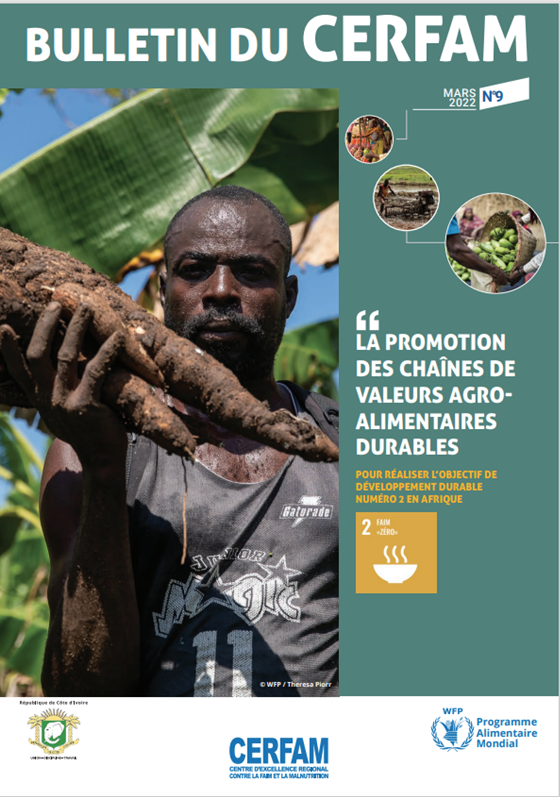 CERFAM_4_Africa's tweet photo. Le 9⃣è Bulletin📰 du #CERFAM est maintenant disponible!!
Il met en évidence des initiatives prometteuses pour la promotion des chaînes de valeur agroalimentaires durables 🌾🌽🥔 pour atteindre la #FaimZéro en #Afrique .

Lire ici 👉 https://t.co/cG8XzMkPfL https://t.co/UaPWVYQfC3