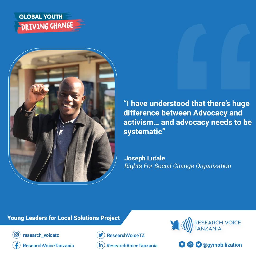 ResearchVoiceTZ's tweet photo. Joseph Lutale- Rights for Social Change Organization.

#localsolutions
#youthmobilize
#ResearchVoiceTz https://t.co/X7dwUQ0g1G