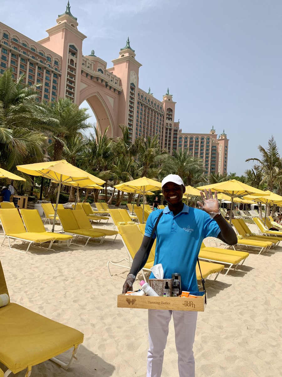 Zoe Saunders (@zoe_itc) on Twitter photo Tony works at the Imperial Club Beach <a href="/ATLANTIS/">Atlantis Dubai</a> offering guests sunlotion, lens cleaner for their sunglasses and a cooling Evian mist. Just one of the characters making your stay amazing when you book an Imperial Club room or suite with <a href="/ITCTravel/">Inspiring Travel</a> #dubai #inspiringtravelcompany Tony works at the Imperial Club Beach <a href="/ATLANTIS/">Atlantis Dubai</a> offering guests sunlotion, lens cleaner for their sunglasses and a cooling Evian mist. Just one of the characters making your stay amazing when you book an Imperial Club room or suite with <a href="/ITCTravel/">Inspiring Travel</a> #dubai #inspiringtravelcompany