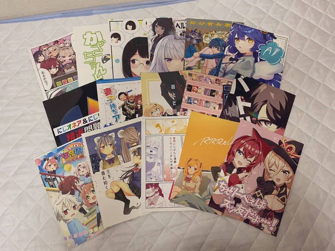 戦利品と頂いた差し入れの写真をあげるまでがにじそうさく
#にじそうさく06 