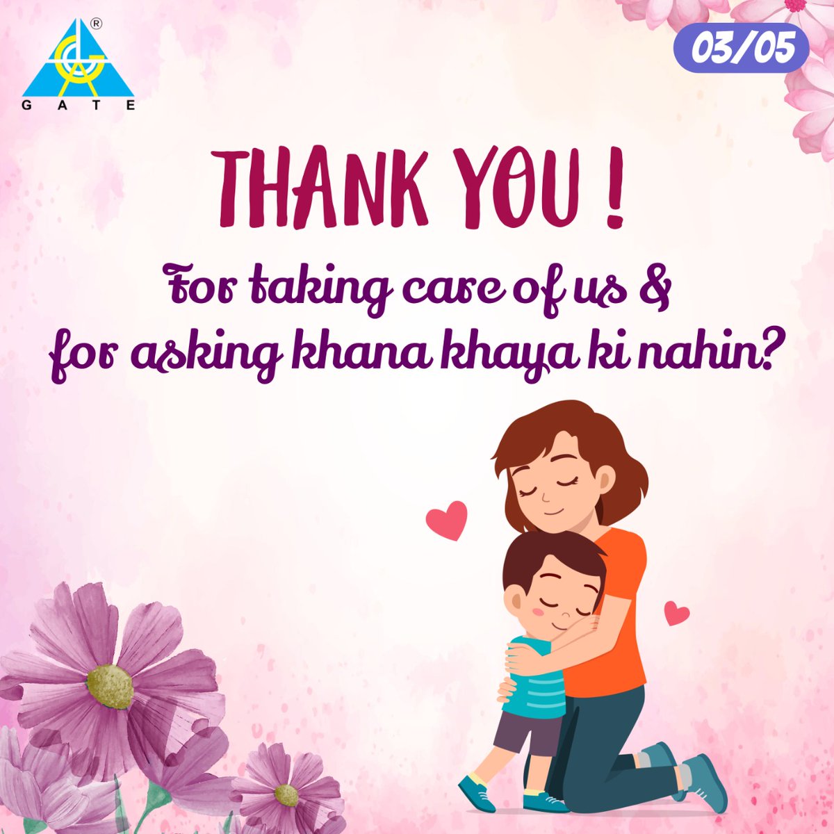 gate_academy's tweet photo. Happy Mothers' day🤱🏻 to all the beautiful mothers out there!
Continue this in the comment section and thank your mother for all her love. You can also tag your Mother to make her feel special.💫✨🌺
#GATEACADEMY #MothersDay2022 https://t.co/eRbrPZArdt