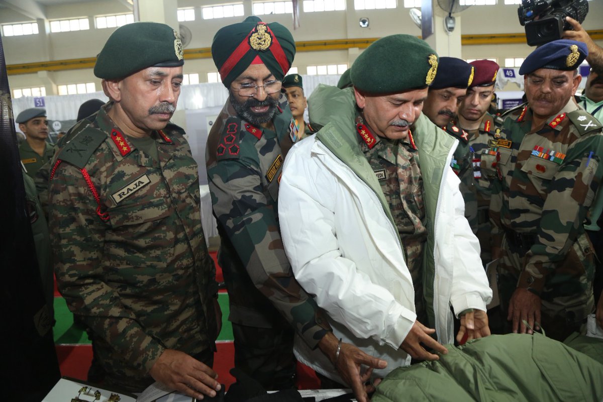 NorthernComd_IA's tweet photo. #NorthTechSymposium2022 covered a wide canvas of Technologies including Tactical Mobility, Communications, Robotics, AI, Drone &amp; Counter Drone Technology.
It will herald a new era of Self Reliance in Development &amp; induction of Niche Technology.

@adgpi
@makeinindia
@DDNewslive https://t.co/LaekEa2nnf