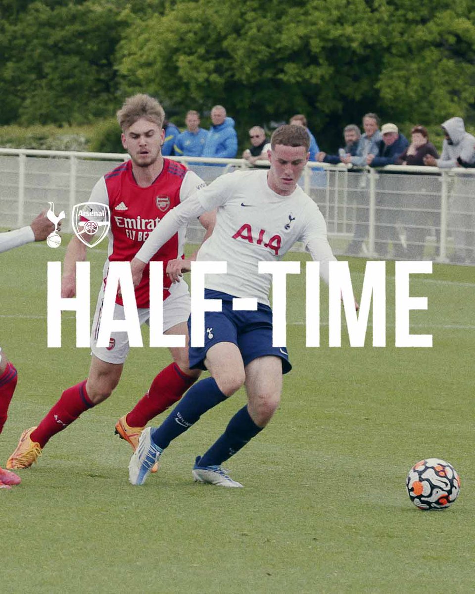 SpursOfficial's tweet photo. The visitors have taken a three-goal lead into the break against our U18s at Hotspur Way.

We had a possible lifeline at 1-0 down after a handball in the box, but Donley's penalty was saved.

⚪️ 0-3 🔴 https://t.co/cuRxkq9i5g