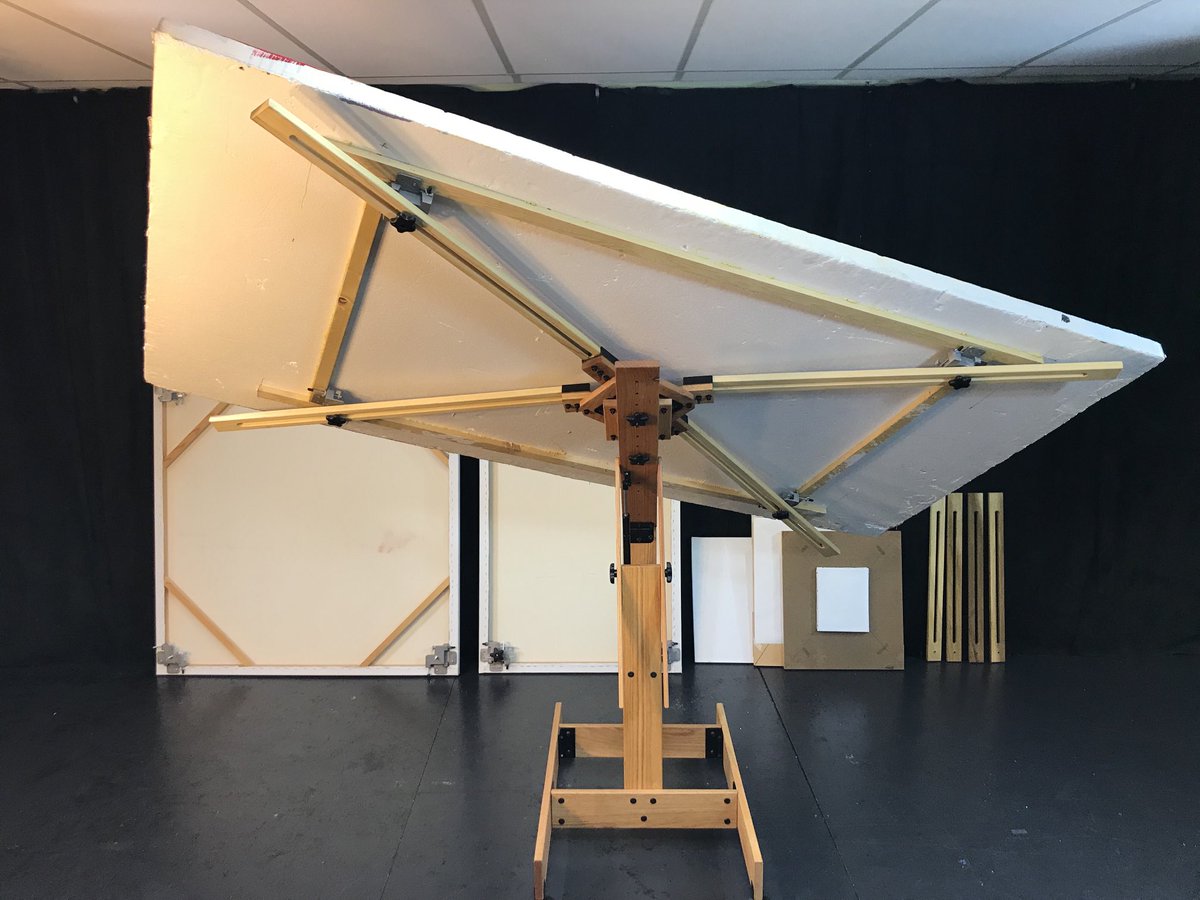 WindmillEasel's tweet photo. Revolving a 4 x 8 foot workpiece. https://t.co/wJaNlFGBNB