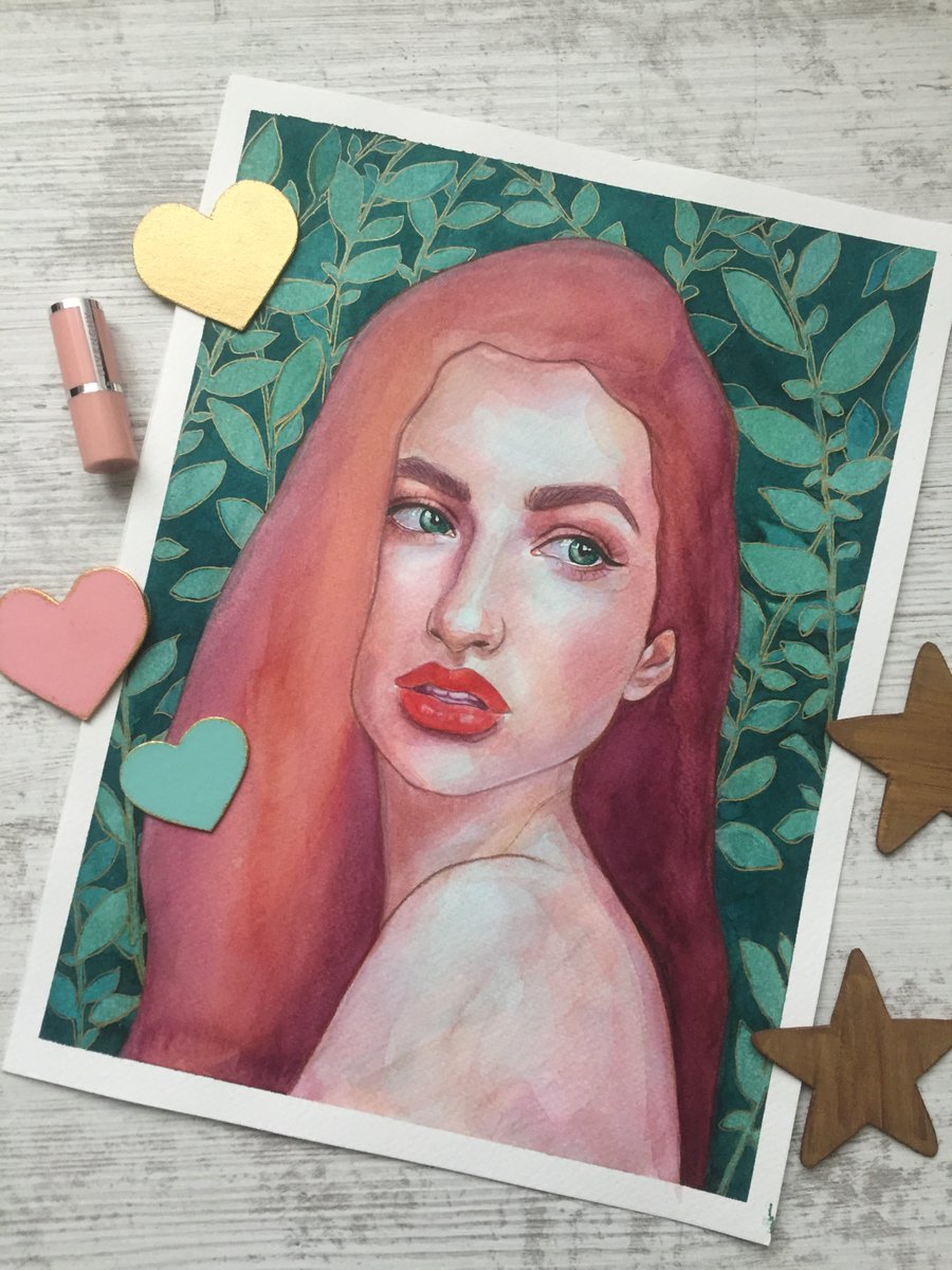 Hello there.

Here is my another watercolor portrait illustration. Feel free to like and retweet it 
#watercolorpainting #watercolorportrait #portraitillustration #watercolorartist #watercolorart