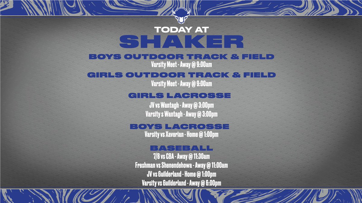 Here’s what’s going on today, good luck!!