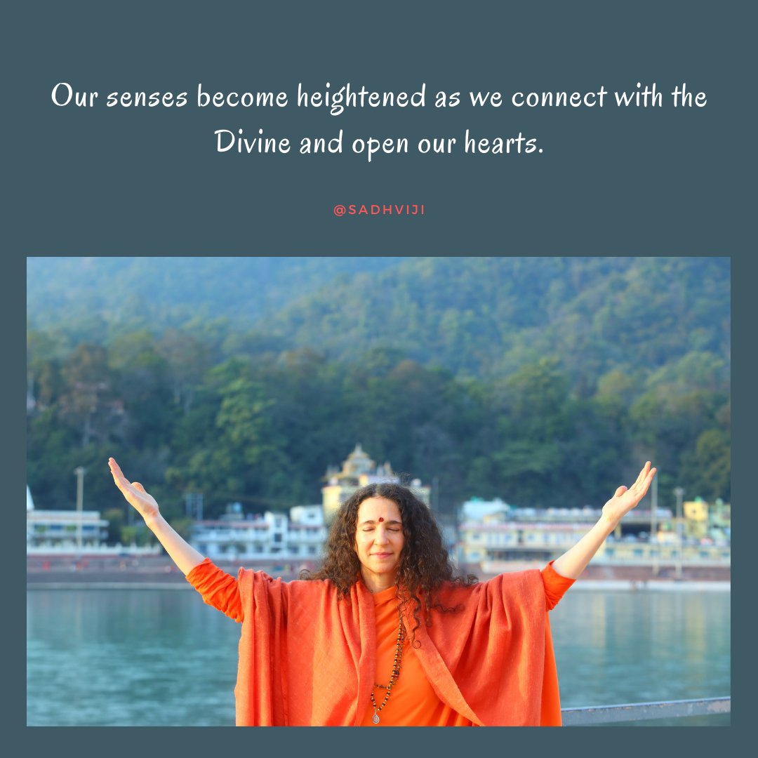 SadhviBhagawati's tweet photo. "Our senses become heightened as we connect with the
#Divine and open our hearts." Sadhvi Bhagawati Saraswati
#connection #connectingtoGod #knowGod #openheart #heartopening #awareness https://t.co/OwWIh9ePxr
