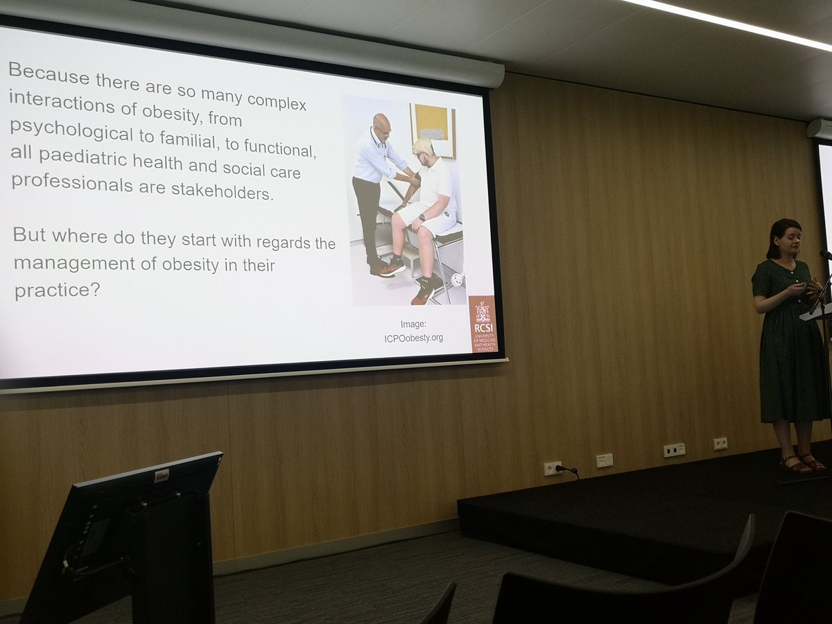 BiaBites's tweet photo. @JC_Holm states the work presented by @LM_Tully @RCSI_Irl #ECO2022 on a systematic review of paediatric #obesity treatment guidelines is "most welcome" &amp; needed to enrich understanding &amp; care.Wonderful use of images from @ICPObesity image bank throughout Dr Tully's presentation. https://t.co/6pUXUSCWcV