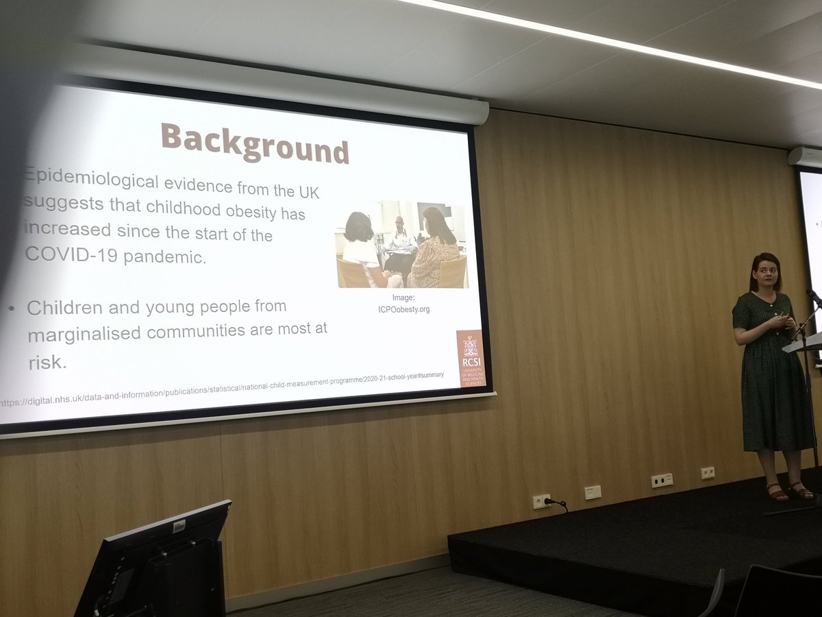 BiaBites's tweet photo. @JC_Holm states the work presented by @LM_Tully @RCSI_Irl #ECO2022 on a systematic review of paediatric #obesity treatment guidelines is "most welcome" &amp; needed to enrich understanding &amp; care.Wonderful use of images from @ICPObesity image bank throughout Dr Tully's presentation. https://t.co/6pUXUSCWcV