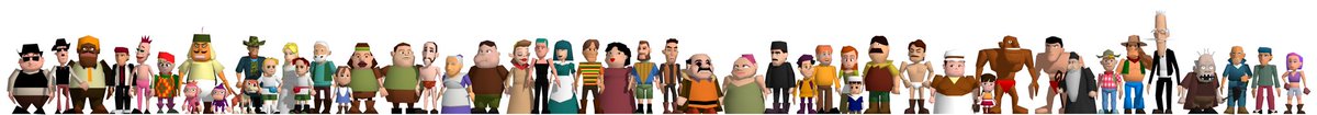 PolyGarrett's tweet photo. I have reached 49 characters! I believe the total I am going to make is 82. More than halfway there. #Mother3 #Earthbound64 #Eatthbound #MOTHER3 https://t.co/wCJR3qAkM8