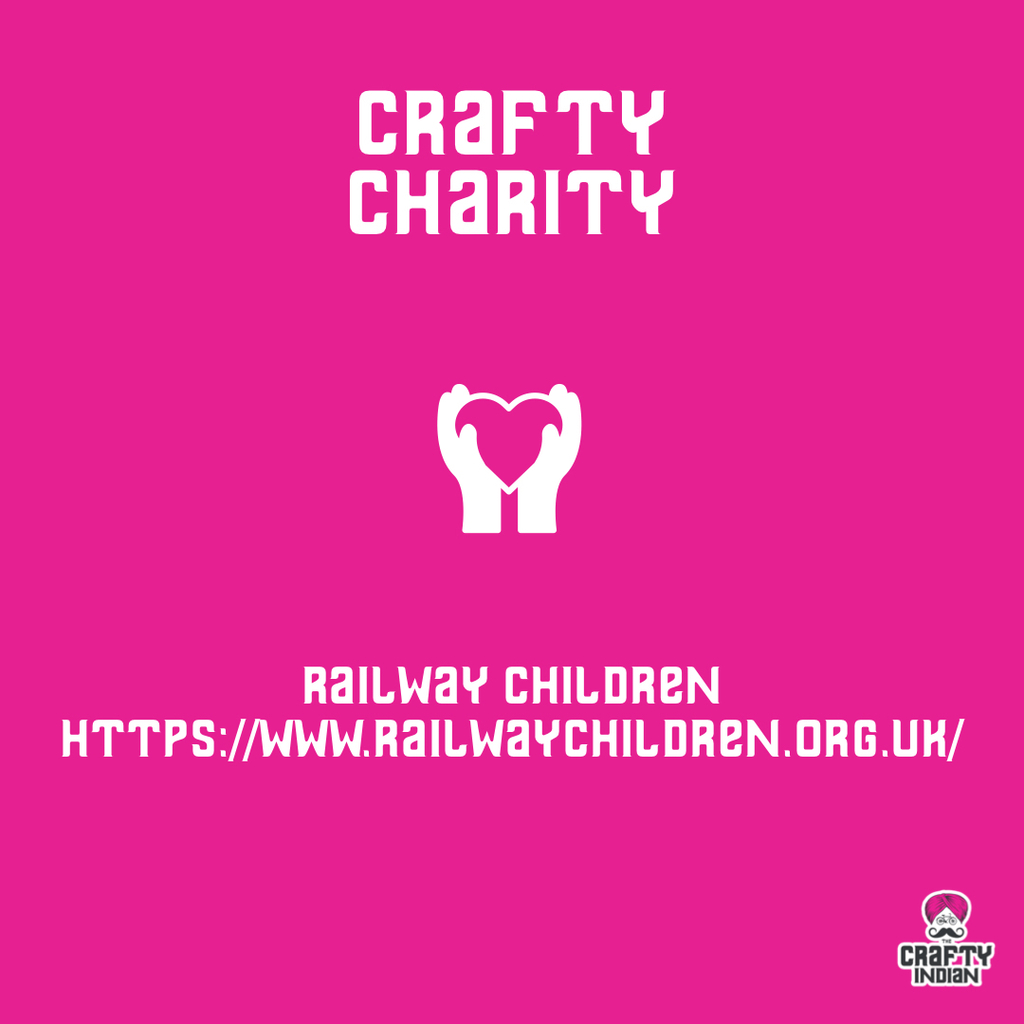 thecraftyindian's tweet photo. //👳🏽‍♂️ Crafty Charity👳🏽‍♂️//

Our chosen charity is Railway Children, you can read more about the charity and why its special to us here: 
https://t.co/l6sViPbf0D

We've just been advised that we've donated £1303 so far which enough for 4343 meals 💖

T… https://t.co/gY0O9Ej92B https://t.co/rkaTP06xwa