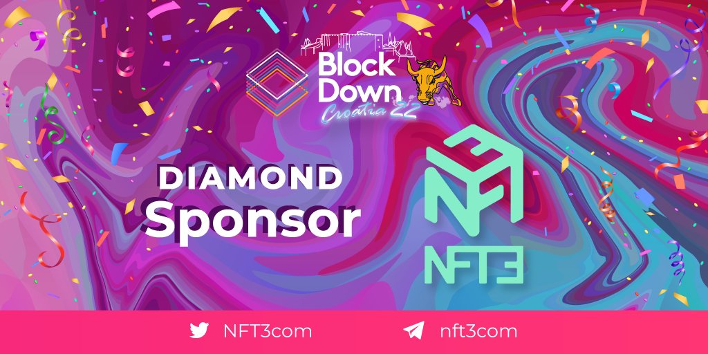 BlockDownConf's tweet image. Introducing #BlockDownConf major sponsors @NFT3com: 
 
🔸The first unified virtual identity network for #Web3
🔸Investment led by @animocabrands 
🔸#Web3’s 1st ever Credit Score, NCredit
🔸Your Portal to the #Metaverse

nft3.com