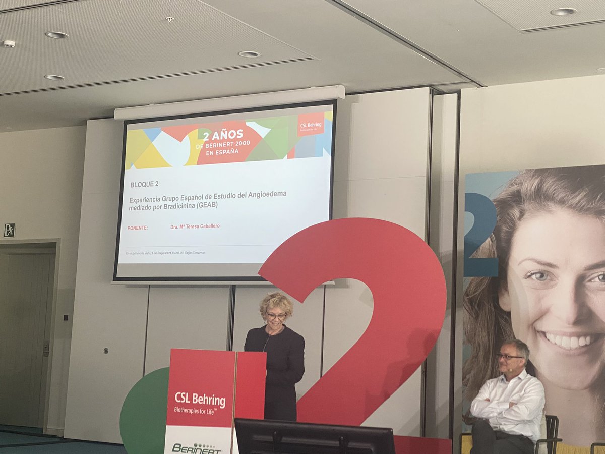 annasalacunill's tweet photo. Dra. @MaiteCabaMol Nos habla de la importancia del GEAB para avanzar en el conocimiento del Angioedema Hereditario en @SEAIC_Alergia ! 👏👏👏 #angioedema https://t.co/ptG5JEEFoT