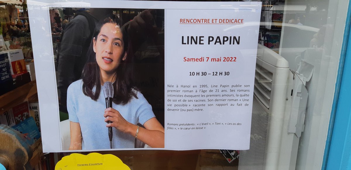 AFarautLGC's tweet photo. Nouvelles couleurs pour @motsenmarge et merci à #linepapin pour sa venue ce matin à notre rencontre pour son dernier roman chez @EditionsStock #lagarenne https://t.co/wqAHH5bA1j