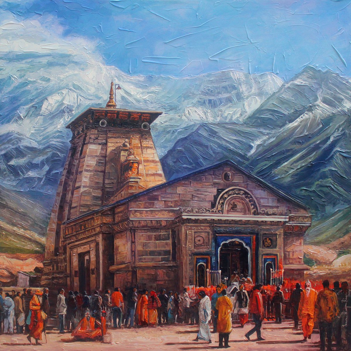 iruvan_karuna's tweet photo. ❤️ Commission work ❤️
 36 x 36 in.

#iruvan #iruvankarunakaran
#indianpainting #knifepainting #indianartist #kedernath #acrylicpainting #artoftheday #art @kedarnath_swarg  @uttarpradeshtourism #uttarakhand #fineart #Artist  #homedecor #interiordesign #artsy #holy #indianheritage https://t.co/gHyvmmH97C