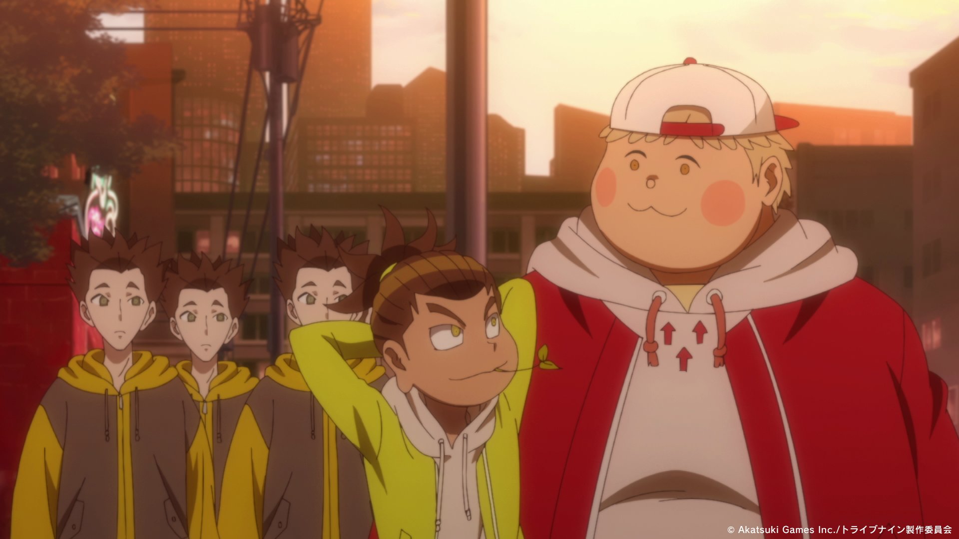 トライブナイン 公式 アウトロー青春活劇アニメ好評配信中 アニメがさらに楽しくなる トライブナイン 豆知識 14 いつもコンビでいることが多い 三田 大門 昔は尖っていたが 神谷に敗けて険が取れた アニメ感想投稿cp実施中 詳細は