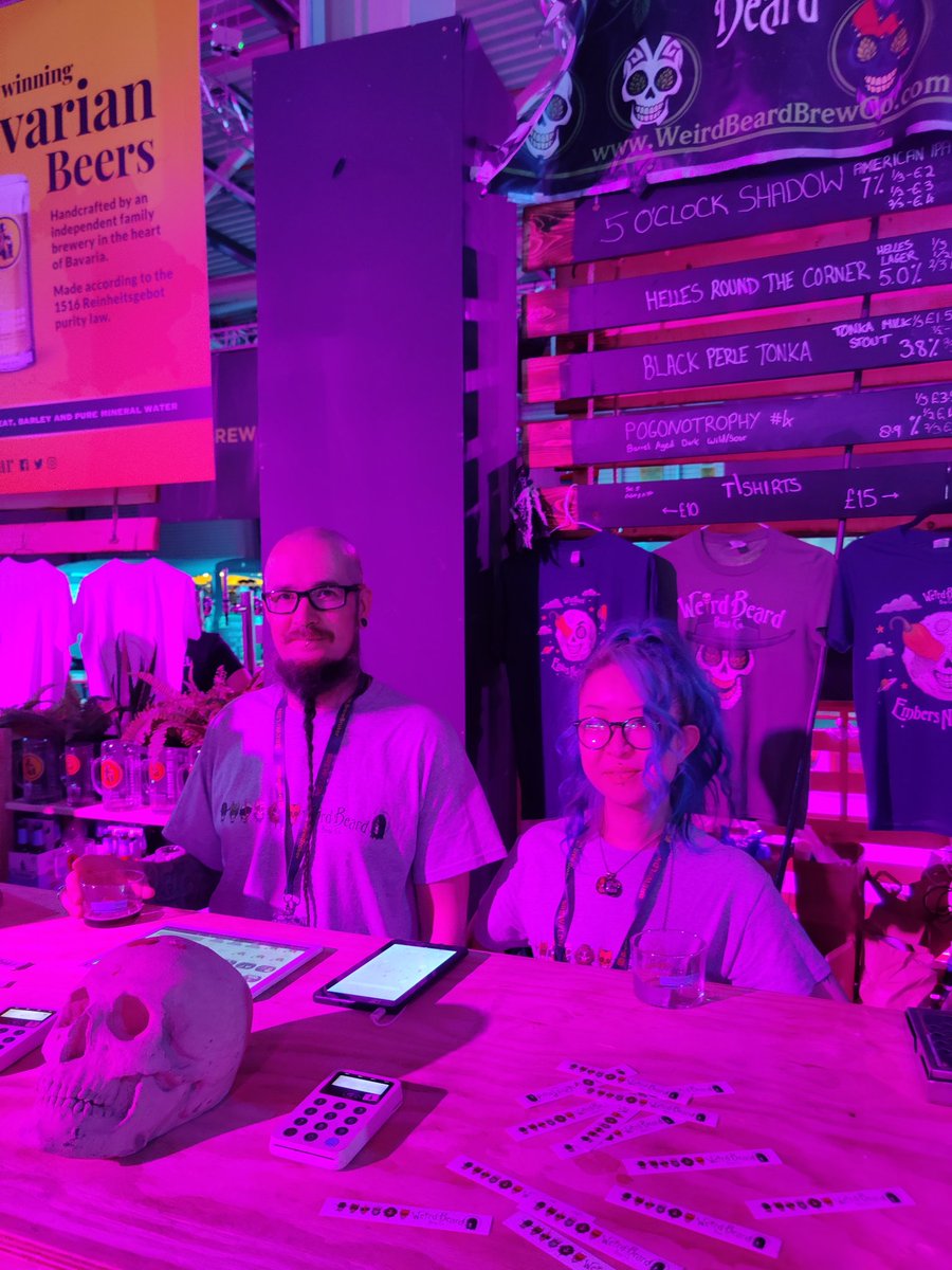 WeirdBeard_Brew's tweet photo. We are rocking @BrewLdn today, with a great selection of beer. Something sour, something stouty, an IPA and a Helles. Come say hi. 🤘 https://t.co/MMeOP0VzHx