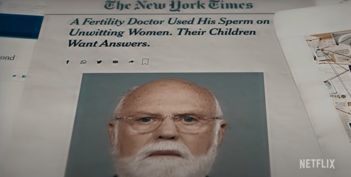 Vascobuns's tweet photo. SKANDAL DOKTER DENGAN 50+ ANAK RAHASIANYA
.
.
.
Netflix mengangkat skandal ini dalam dokumenternya "Our Father." Sempat menjadi skandal besar pada waktunya, Dokter ini menggunakan spermanya sendiri untuk menghamili para pasiennya yang ingin hamil dengan inseminasi buatan https://t.co/mQwPWfOSc0